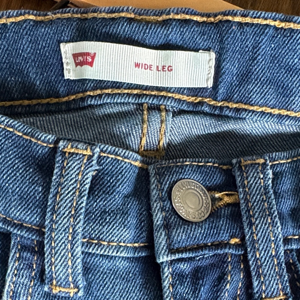 Levi's Kids Blue Wide Leg Jeans